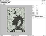 Madara BW 002 Embroidery File 4 size