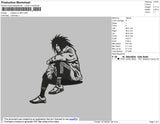 Madara BW V2 Embroidery File 4 size