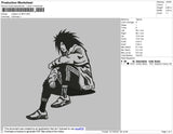 Madara BW V2 Embroidery File 4 size