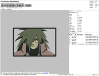 Madara Rectangle Embroidery File 4 size