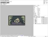 Madara Rectangle Embroidery File 4 size