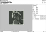 Mai Square Embroidery File 6 sizes