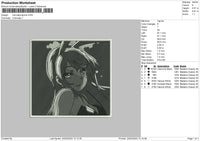 Mai Square Embroidery File 6 sizes