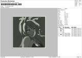 Mai Square Embroidery File 6 sizes