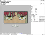 Makima Embroidery File 4 size