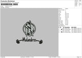 Malandros Embroidery File 4 size