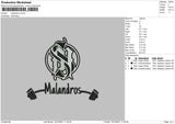 Malandros Embroidery File 4 size