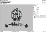 Malandros Embroidery File 4 size
