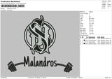 Malandros Embroidery File 4 size