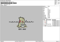 Mama 2017 Embroidery File 6 sizes