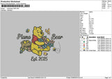 Mama Bear Embroidery Machine File