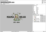Beartext 1404a Embroidery File 6 sizes