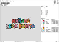 Manana Sv3 Embroidery File 6 sizes