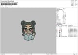Manga Embro Embroidery File 6 sizes