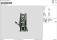 Manga V1 Embroidery File 6 sizes