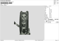 Manga V1 Embroidery File 6 sizes