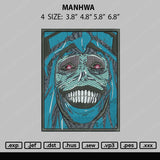 Manhwa Embroidery File 4 size