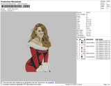 Mariah Carey Embroidery File 4 size