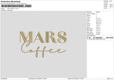Marscoffee V2 Embroidery File 6 sizes