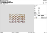 Mars Coffee V3 Embroidery File 6 sizes