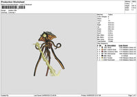 Laser0409 Embroidery File 6 sizes