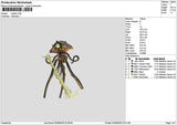 Laser0409 Embroidery File 6 sizes