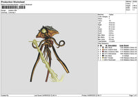 Laser0409 Embroidery File 6 sizes