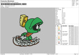 Marvin Looney Tunes Embroidery File 4 size
