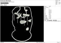 Mask V1 Embroidery File 5 size