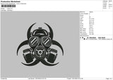 Mask V3 Embroidery File 5 size