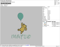 Mateo Embroidery File 4 size