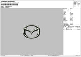 Mazda 0606 Embroidery File 6 sizes
