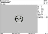 Mazda 0606 Embroidery File 6 sizes