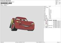 Mcqueen 0509 Embroidery File 6 sizes