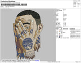 Mac Miller Face Embroidery File 4 size