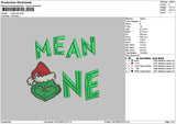 Grinchonetext Embroidery File 6 sizes