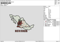Medemontext Embroidery File 6 sizes