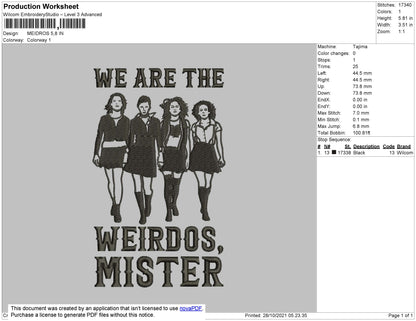 Meidros Embroidery File 4 size
