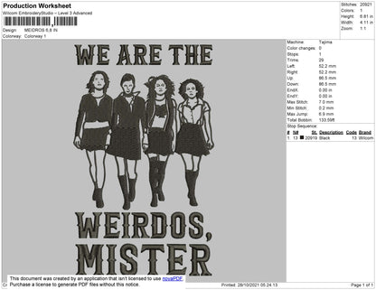 Meidros Embroidery File 4 size