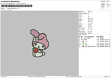 Melody Strawberry Embroidery File 5 size
