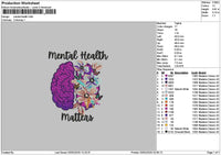 Mentaltext 0302 Embroidery File 6 sizes