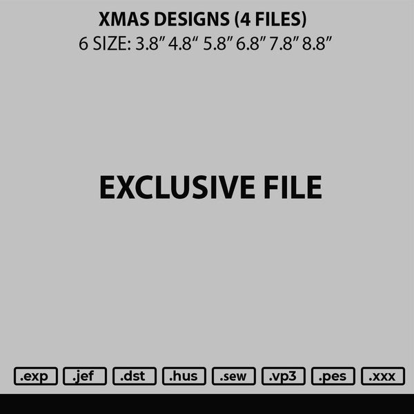 Xmas Designs 4 Files