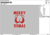 Merrytext 0709 Embroidery File 6 sizes
