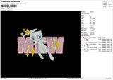 Mew Embroidery File 6 sizes