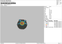Newton Pokemon Embroidery File 7 sizes