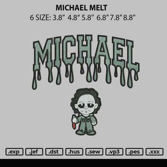 Michael Embroidery File 5 sizes