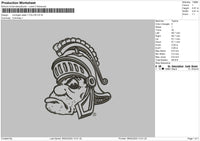 Michiganline Embroidery File 6 sizes