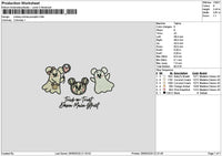 Mickeyghost  2609 Embroidery File 6 sizes