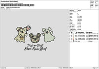 Mickeyghost  2609 Embroidery File 6 sizes