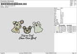 Mickeyghost  2609 Embroidery File 6 sizes